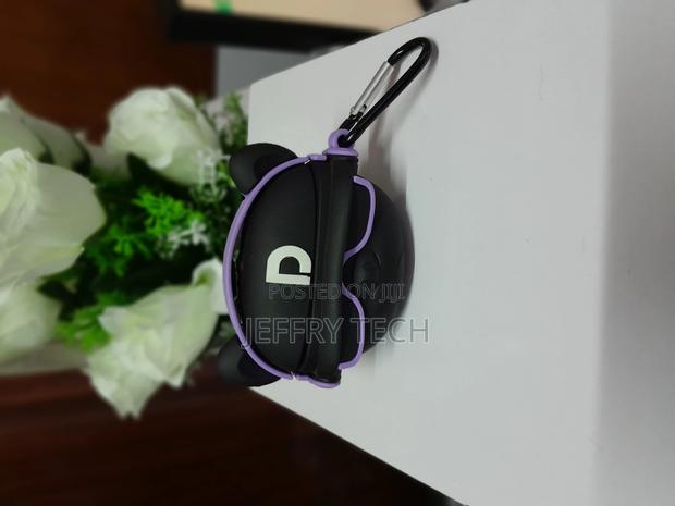 Purple and Black Cute Cartoon Soft Silicone Case Airpod