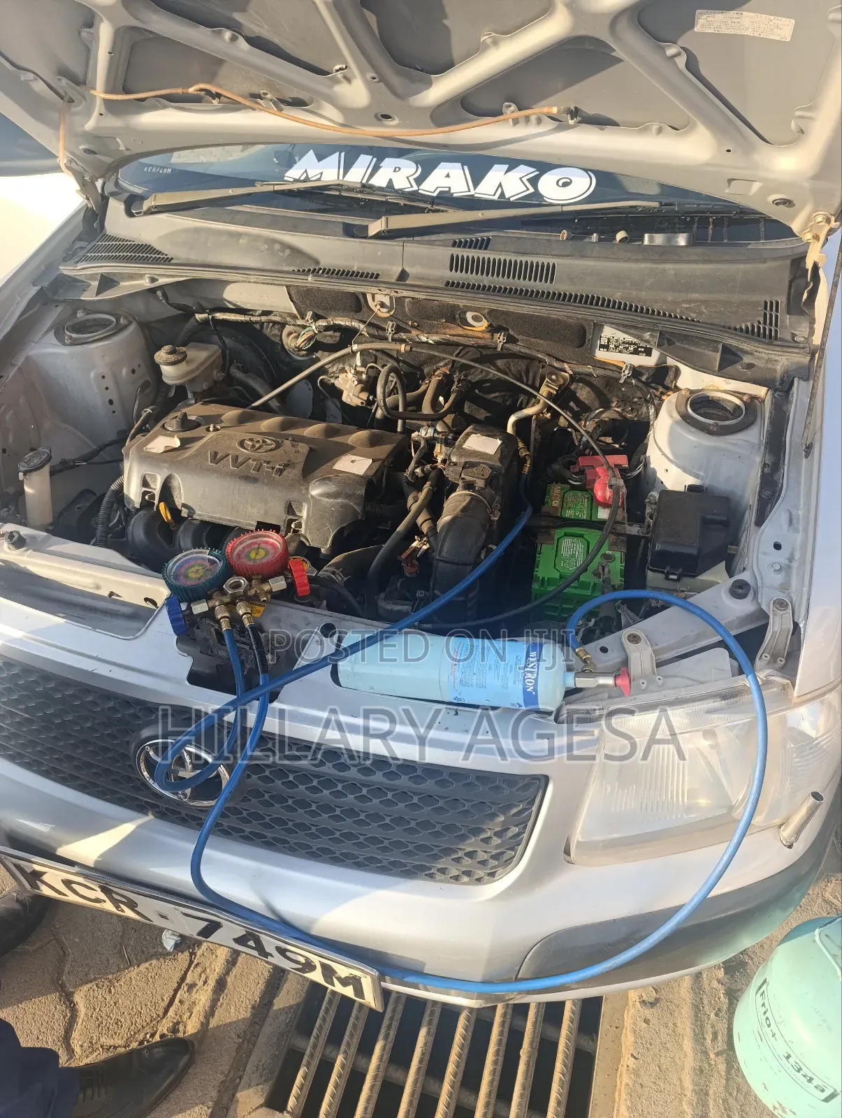 Car Aircon Gas Refill Serviced