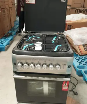 Silver Mika Full Free Gas Standing Cooker M-F
