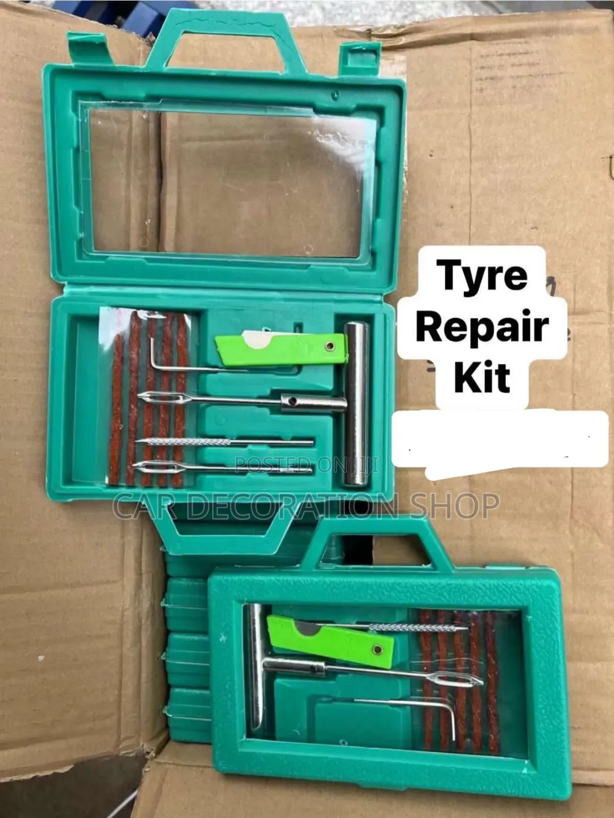 Metallic Puncture Repair Kit With Storage Casing