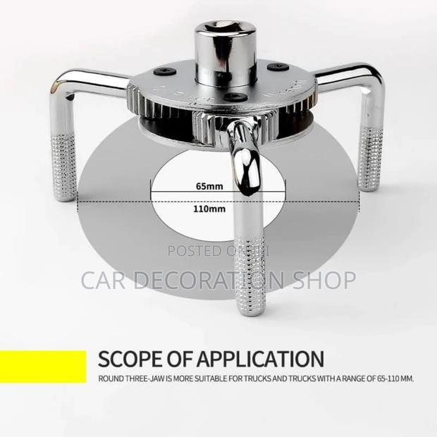 3 Jaw Oil Filter Wrench - thumbnail 3