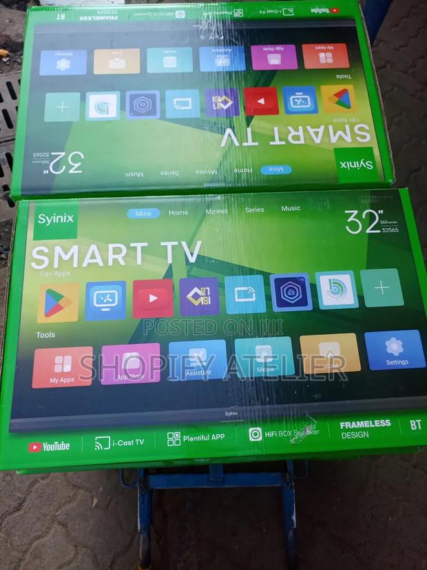 Synix 32" Smart Android Tv Frameless Design - main view