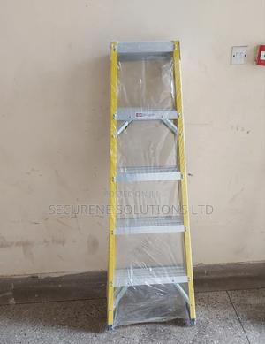 5ft X 5ft Fiberglass Double a-Frame Ladder - thumbnail 2