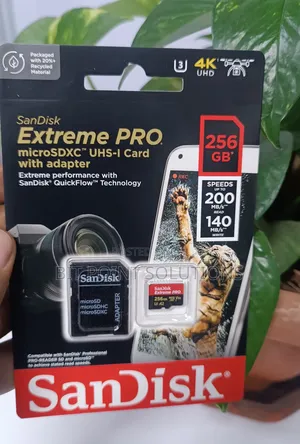 Sandisk 256gb Extreme Pro Microsdxc With Adapter/ 256gb