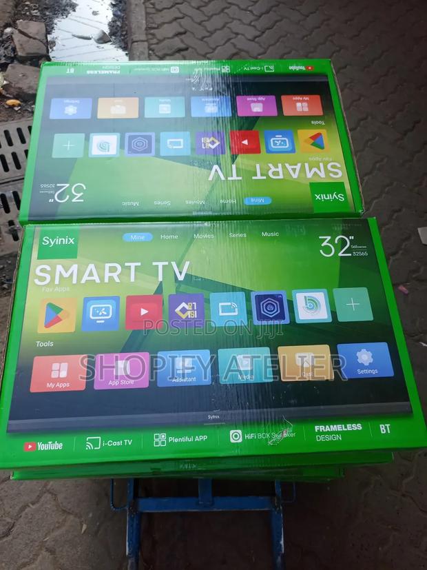 Synix 32" Smart Android Tv Frameless Design - thumbnail 3