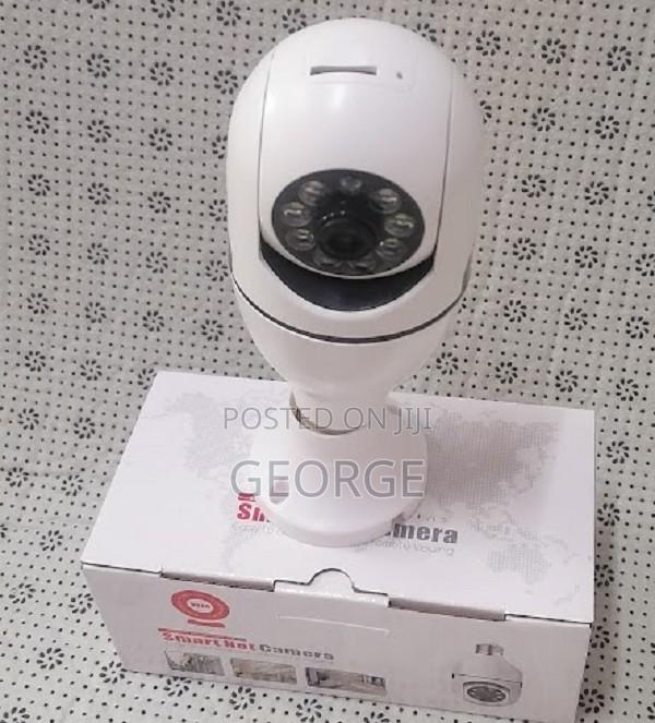 Wifi PTZ Bulb Spy Camera, 360 Panoramic View
