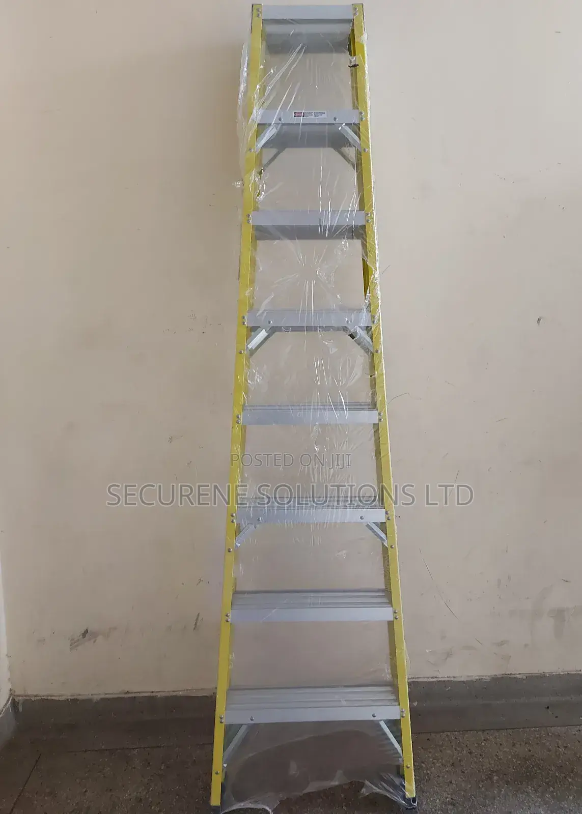 8x8ft Fiberglass Double-Sided a-Frame Ladder.