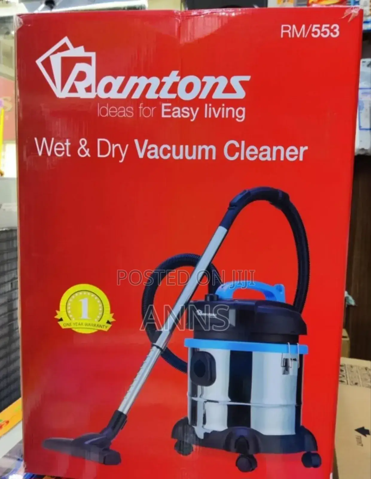 Ramtons Dry and Wet Vacuum Cleaner ~ RM/553