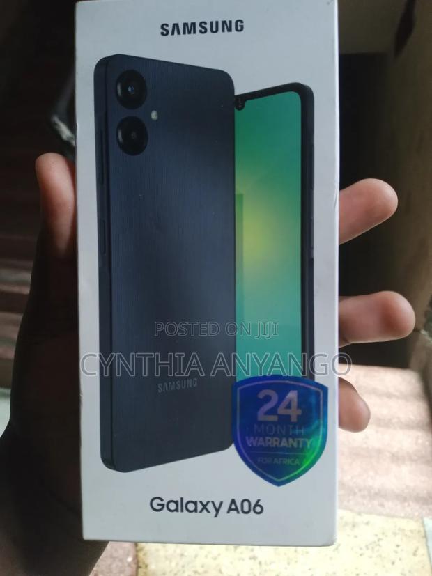 New Samsung Galaxy A06 64 GB Black - main view