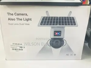 Dual Lens Solar 4G Camera