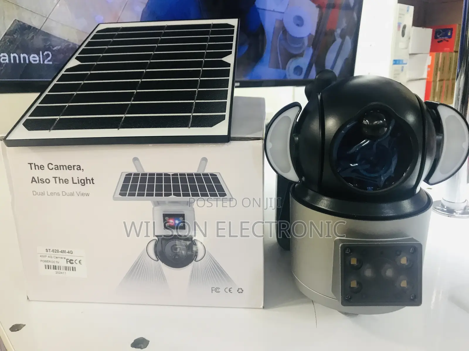 Dual Lens Solar 4G Camera