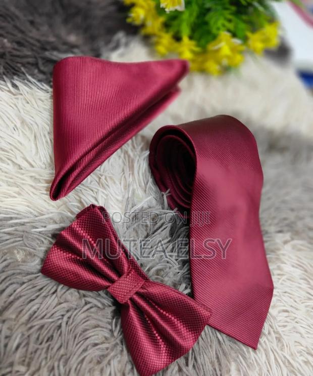 Red Maroon Tie Sets - main view