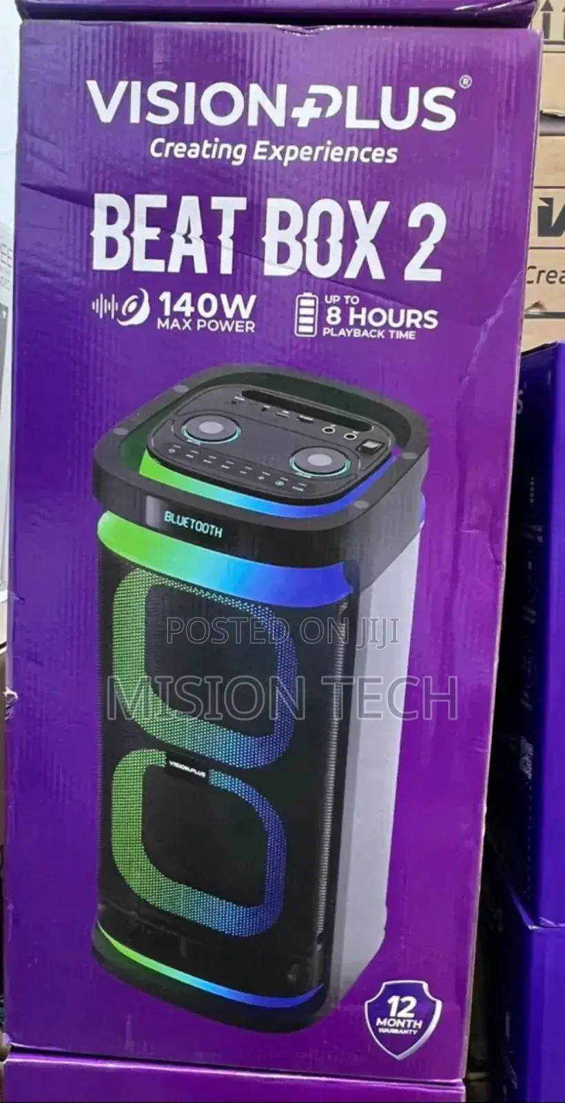 Vision Plus Beat Box 2 – Black, (1YR Warrant) 