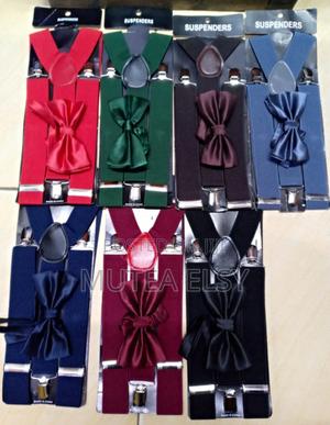 Plain Max Suspenders Bowtie Sets - thumbnail 2