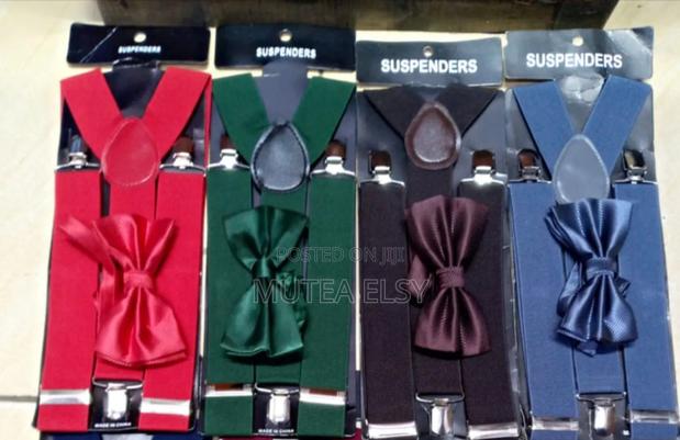Plain Max Suspenders Bowtie Sets - thumbnail 3