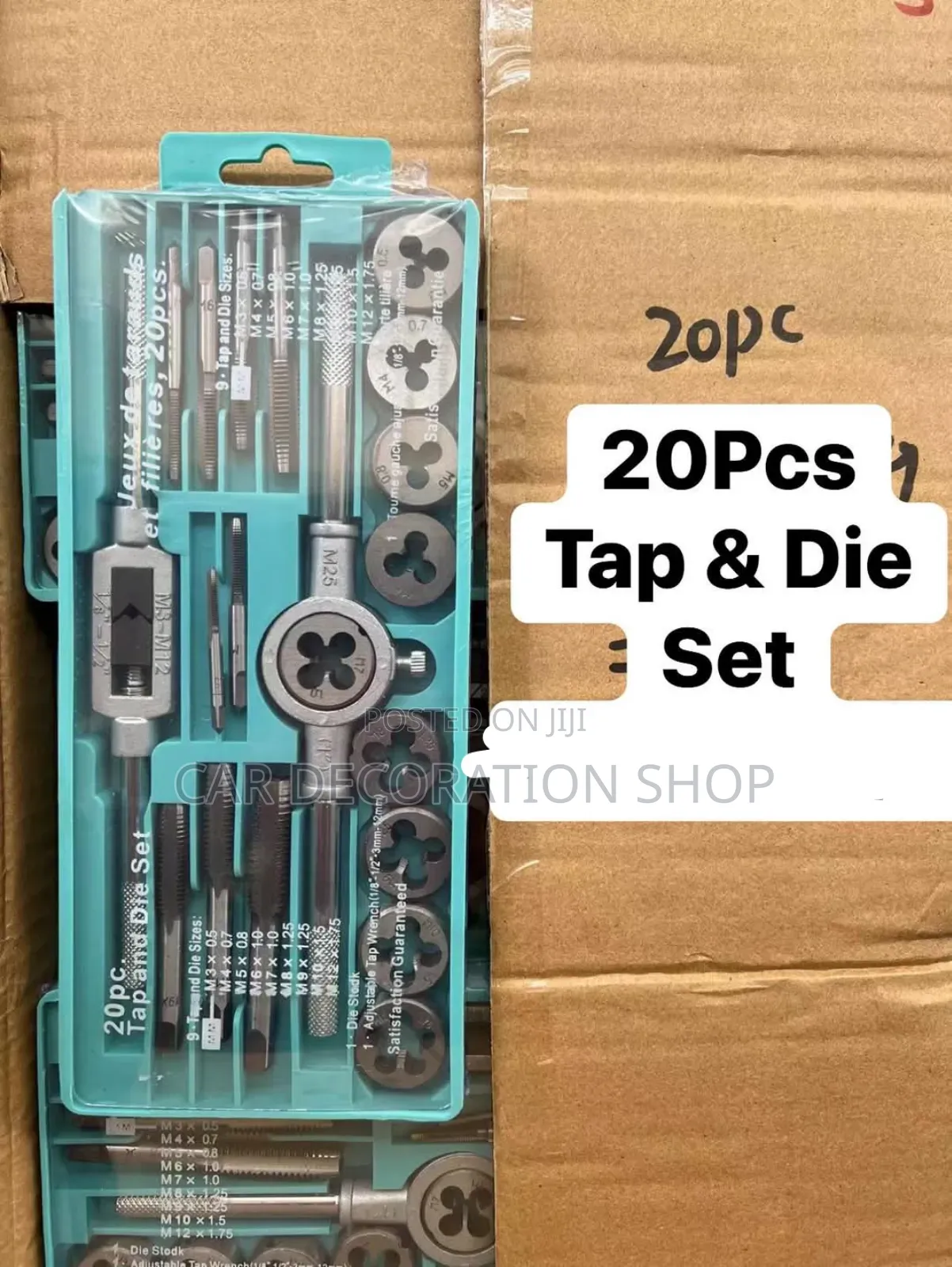 Mechanic Use 20pc Tap and Die Set