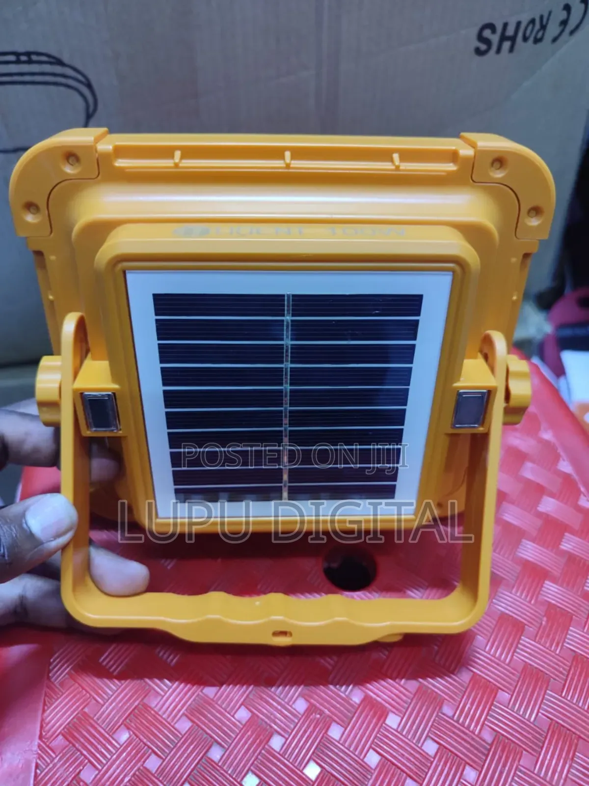 100W Solar LED Rechargeable Flood Light All in One