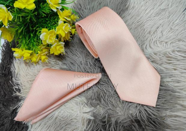 Coral Plain Tie Sets - thumbnail 2