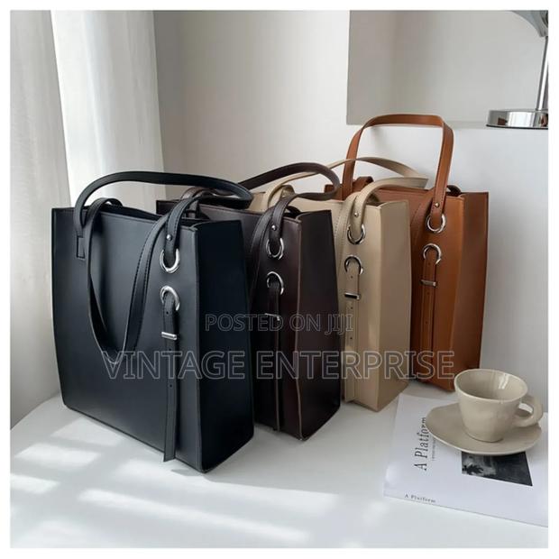 High Quality Leather Smart Tote Bag - main view