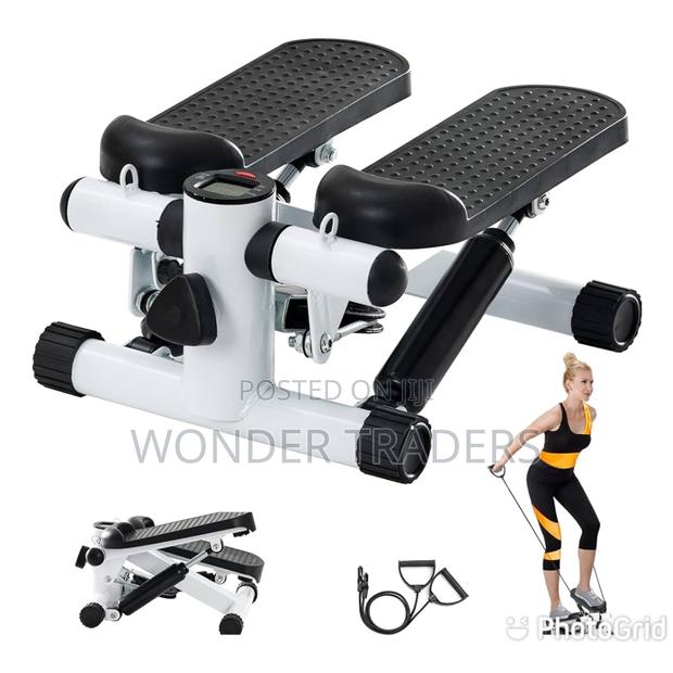 *_Mini Stepper With Resistance Bands*_ *Fitness to Behold*