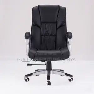 Office Chairs: Adjustable Seat Height Leather Executive Seat