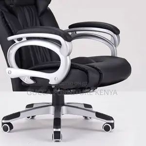 Office Chairs: Adjustable Seat Height Leather Executive Seat