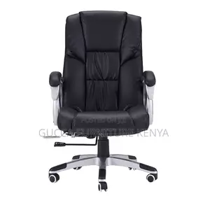 Office Chairs: Adjustable Seat Height Leather Executive Seat