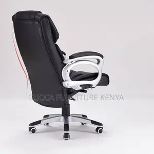 Office Chairs: Adjustable Seat Height Leather Executive Seat