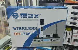 White 766 Wireless Microphone