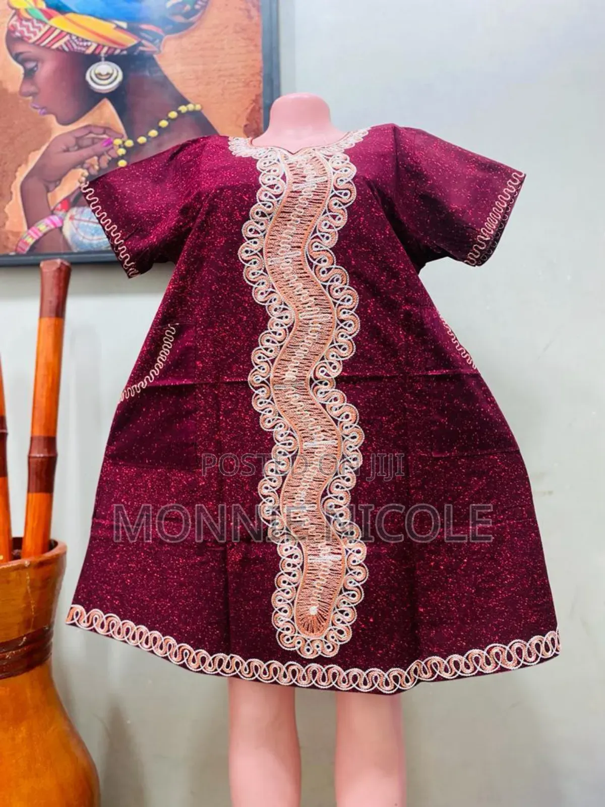 Stylish Heavy Ankara Print Dress