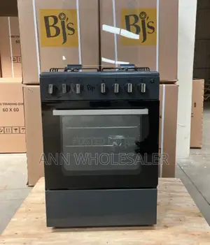 Grey BJS 60X60 3-GAS+1electric Hot Plate With Turbo-Fan B/Jp