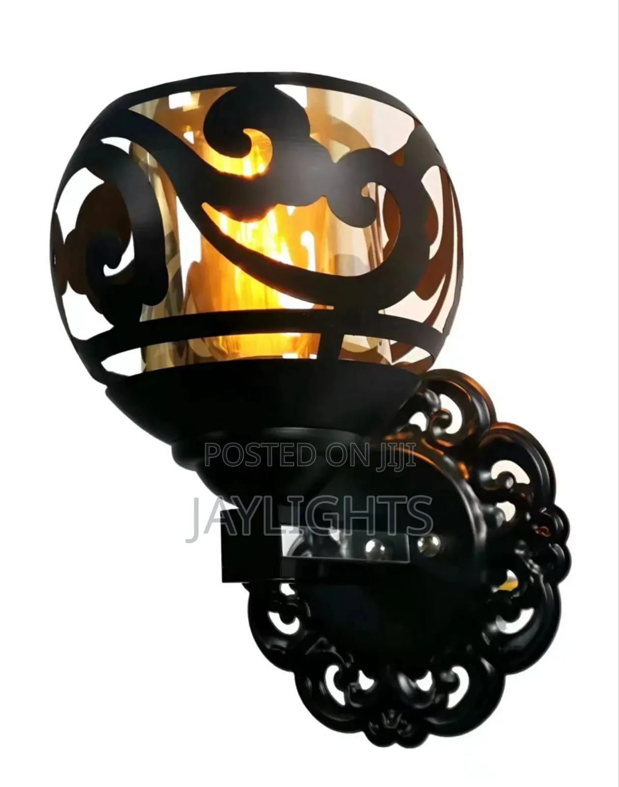 Decorative Lighting Modern Textured Clear Glass Wall Lamp