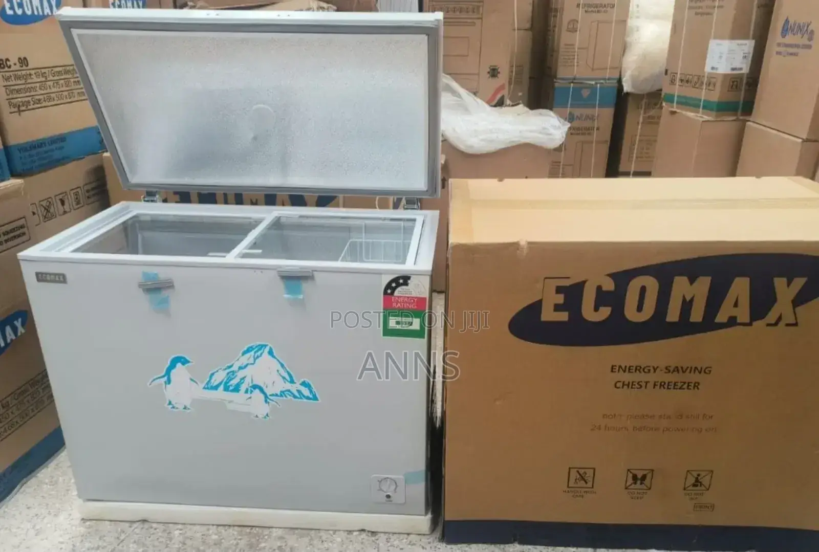 Ecomax 219L Silver in Color Deep Freezer