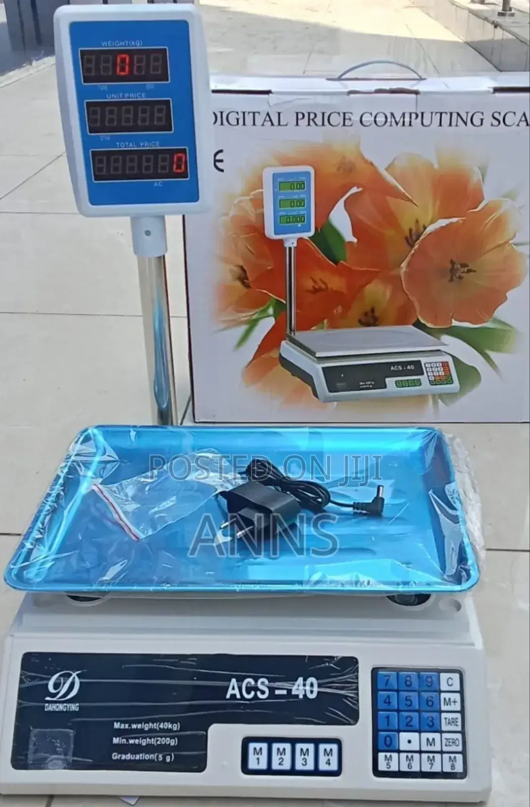 Digital Computing Scale With Arm