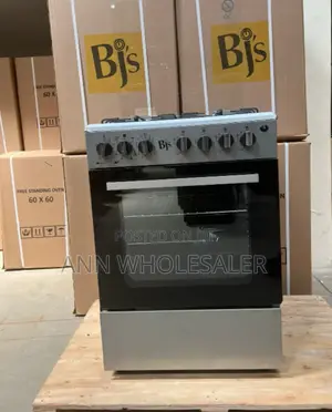 Silver BJS 60X60 3+1 Hot Plate With Turbo-Fan B/Jp