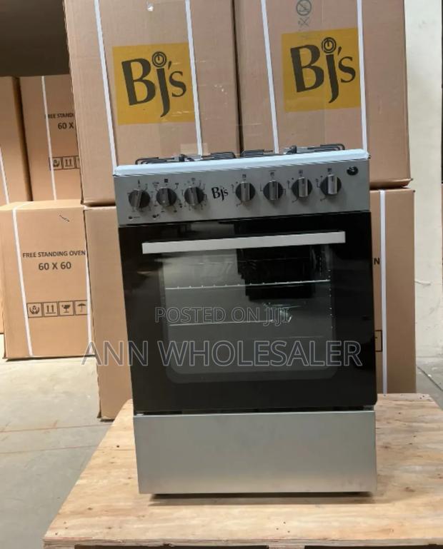 Silver BJS 60X60 3+1 Hot Plate With Turbo-Fan B/Jp