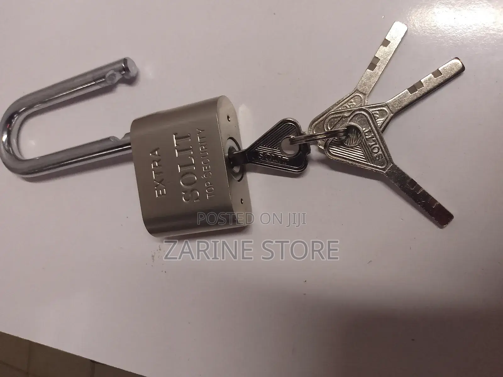 Solit Long Neck Padlock 50mm 4 Keys Anti-Rust