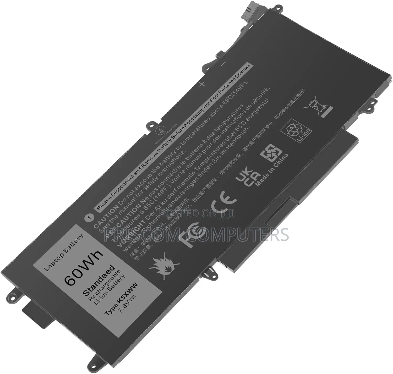 K5XWW Battery for Dell Latitude 13 , 1 12 5000