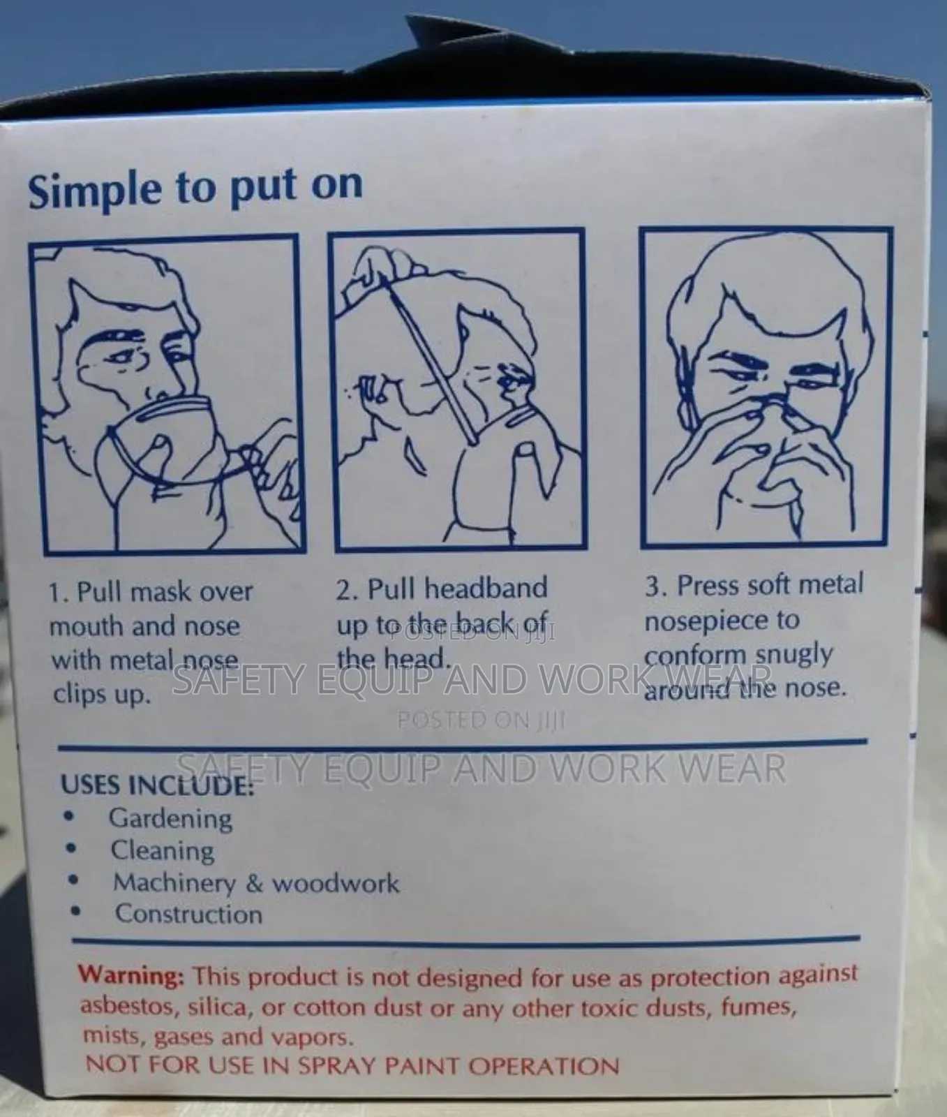 Temporarily Dust Respirators