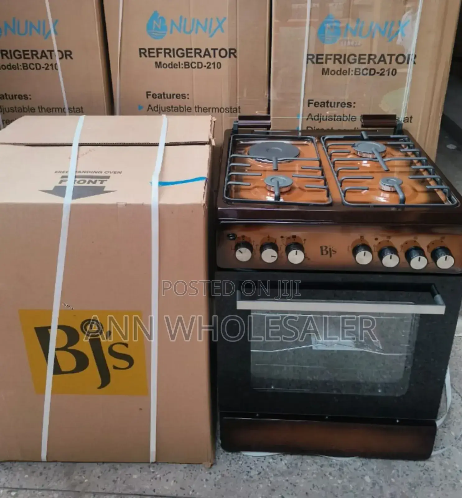 Brown BJS 60X60 3-Gas+1 Hot Plate With Turbo-Fan B/Jp