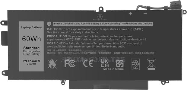 K5XWW Battery for Dell Latitude 13 , 1 12 5000 - thumbnail 2