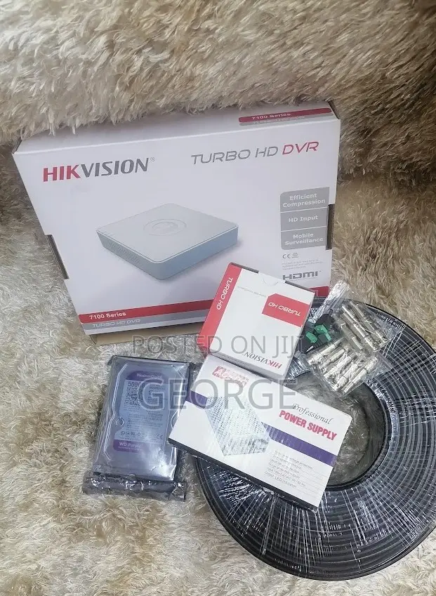 1 Color Day CCTV Cameras Hik Vision 1080p IR Kit