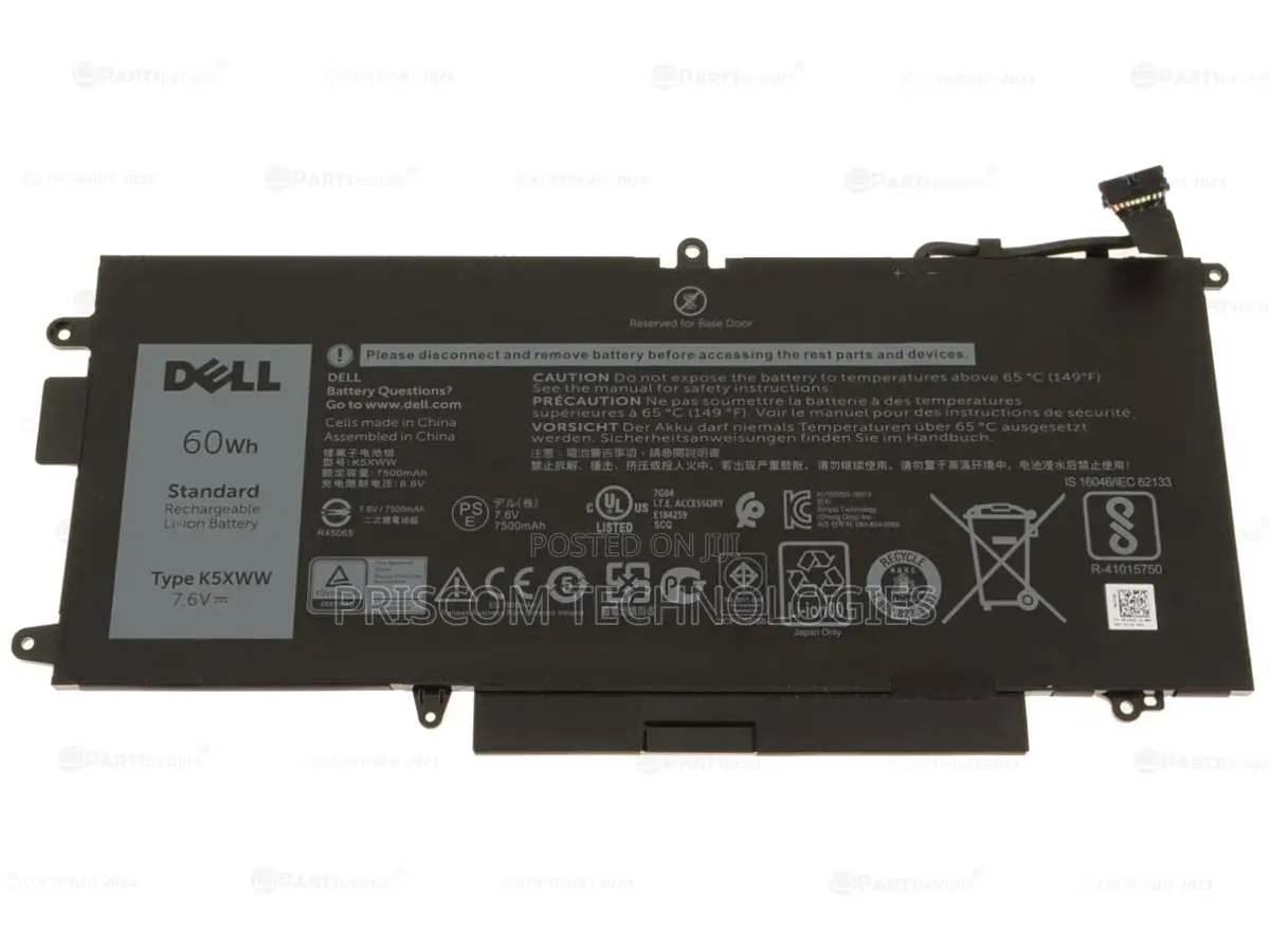 Dell 7389 K5XWW Genuine Laptop Battery