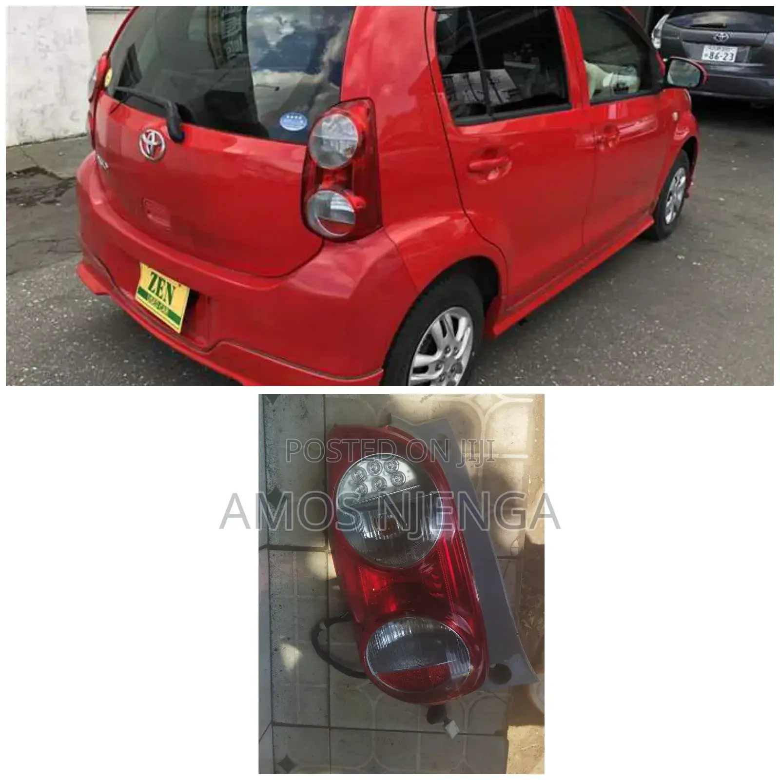 Toyota Passo 2008 Tailight