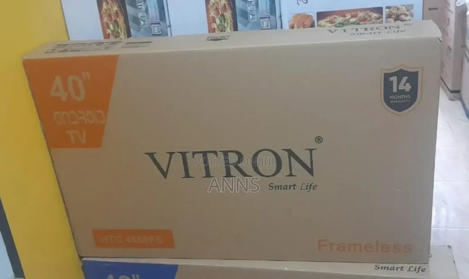 Vitron 40" Smart Life Frameless Android Tv~ With Bluetooth