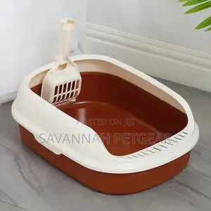 Plastic Classical Anti-Crack Cat Toilet Cat Litter Box