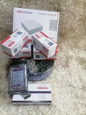 4-Fourhik Vision 1080p Smart Hybrid CCTV Cameras Kit