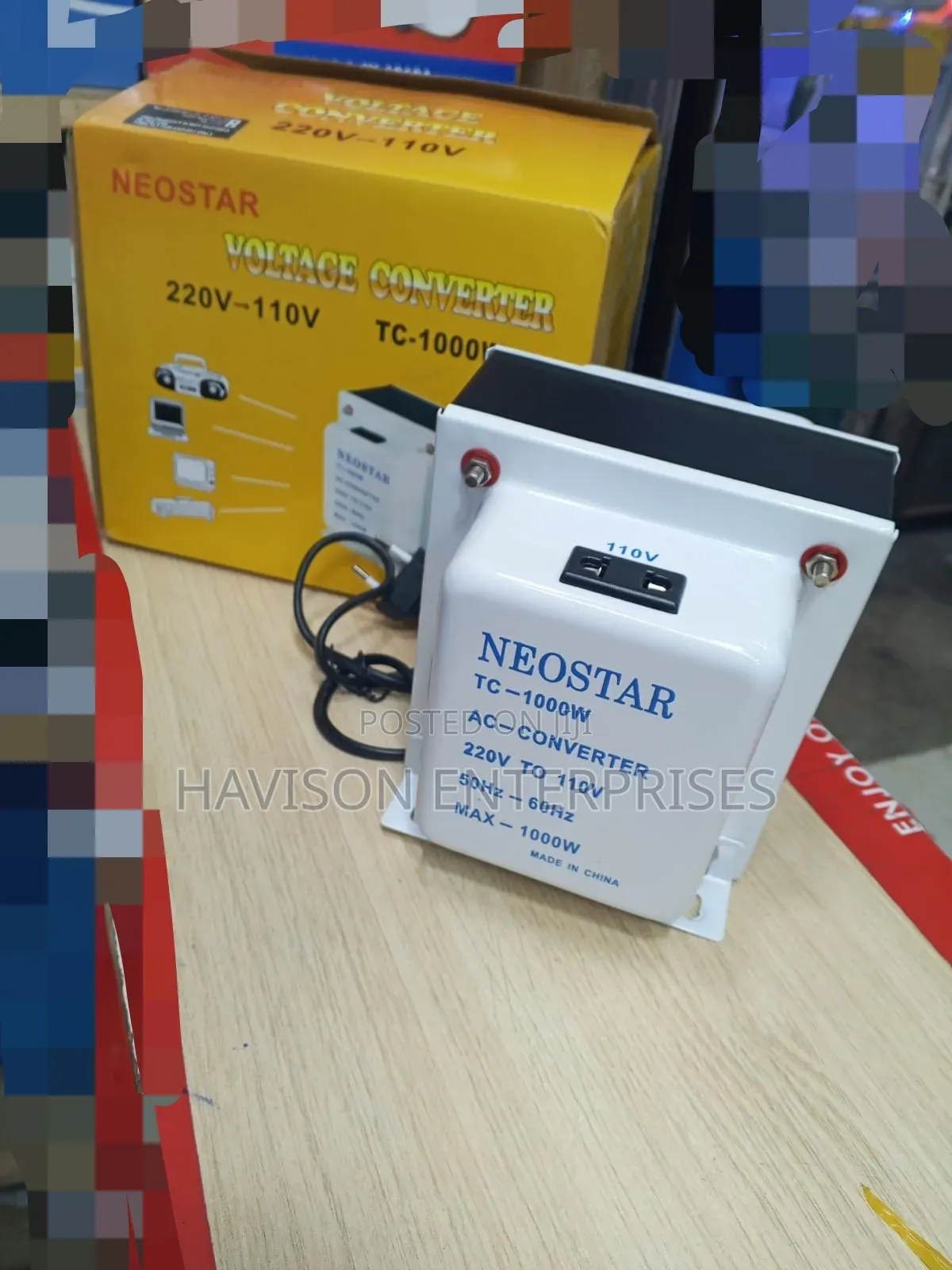 Original Neostar Step Up and Down Transformer(1000w)