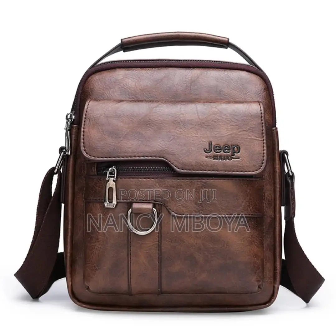Jeep Leather Shoulder Bag/Chest Bag