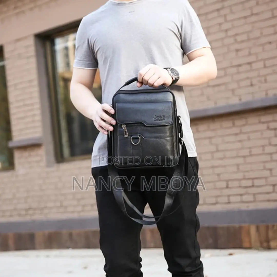 Jeep Leather Shoulder Bag/Chest Bag